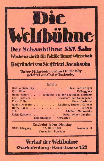 100 Jahre Weltbühne