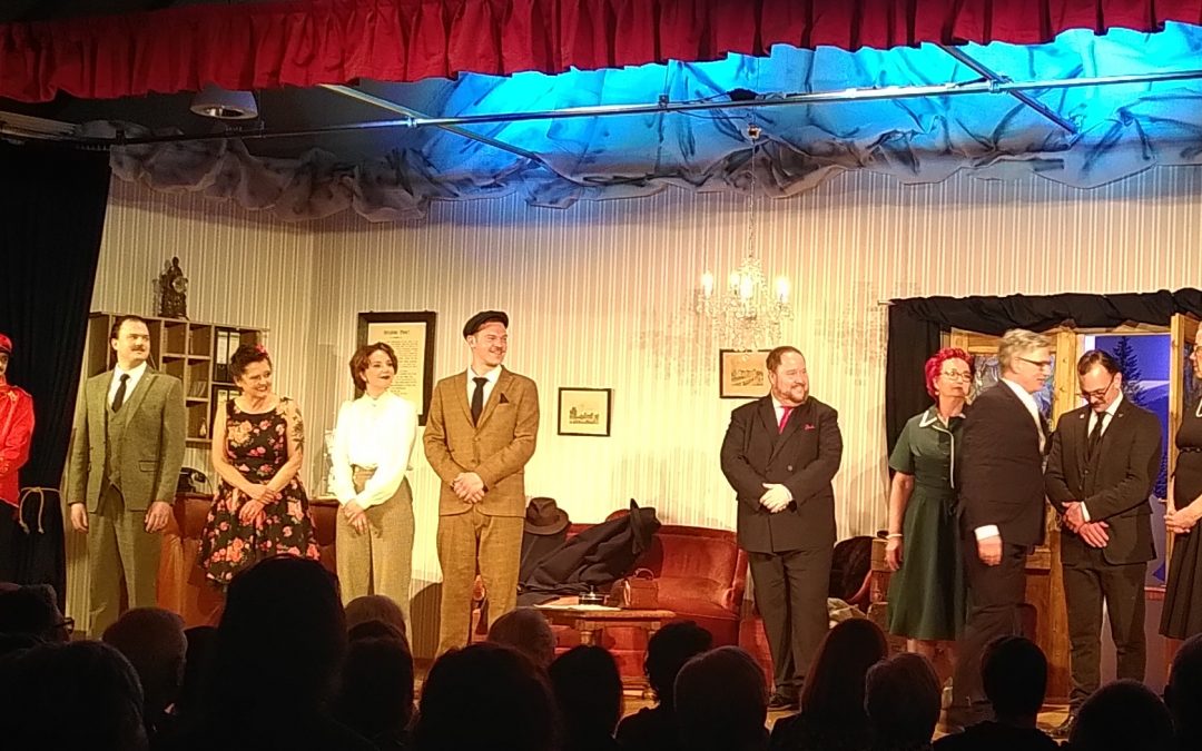 Drei Männer im Schnee in Bonefeld